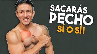 Cómo sacar Pecho Alto en casa 🏠 ✅ADIÓS PECHO PLANO [upl. by Haliak674]