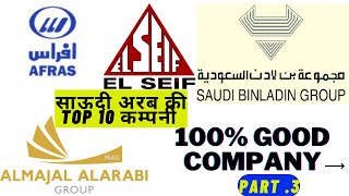 साऊदी अरब टॉप 10 कम्पनी पार्ट।3 El saif AFRAS company Saudi Arabia [upl. by Enaxor854]