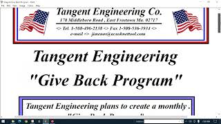 Tangent Engineering  Give Back Program QCD [upl. by Beverlie]