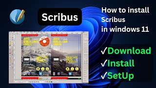 How to install scribus on windows 10 and 11 [upl. by Stanton]