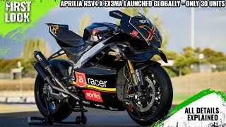 Aprilia RSV4 X EX3MA Flagship Supersport Motorcycle Launched  Explained All Spec Features And More [upl. by Haveman697]