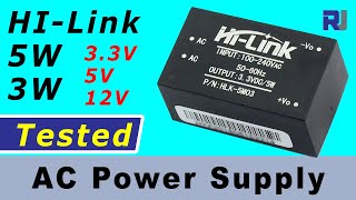 Review of HiLink AC Arduino Power Supply DC 33V 5V 12V 5W converter [upl. by Nomma402]