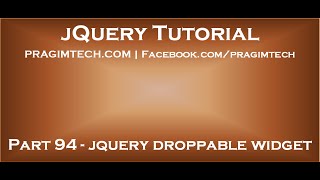 jquery droppable widget [upl. by Hannad]