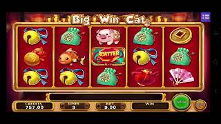 MEGA888 TODAY  Big Win Cat  SLOT GAME PLAY [upl. by Leamhsi]