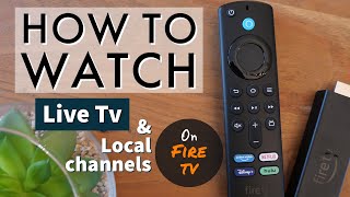 How to Watch Live TV and Local Channels on Fire Stick or Fire TV Cube 2022 Guide [upl. by Ahsiemal928]