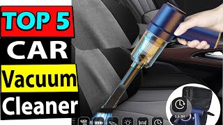 TOP 5 Best Car Vacuum Cleaners Review In 2023 [upl. by Beatrisa]