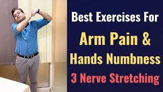 Exercises for Arm Pain Treatment for Arm Pain Numbness in Arms and Hands Stretching for Arm pain [upl. by Leinto]