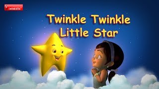 Twinkle Twinkle Little Star  Nursery Rhymes with lyrics [upl. by Maryn]