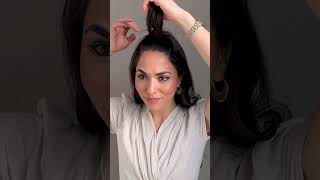 Easy Ponytail Hair style beauty tutorial hairhack triplehexagon [upl. by Peter]