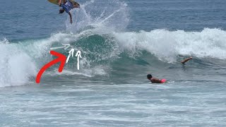 Full Power  Surf Canggu  Surfing Bali  Surf Trip Bali [upl. by Viridis]