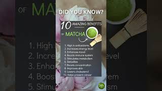 Amazing Health Benefits of Matcha [upl. by Merle]