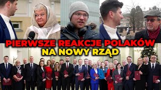 TUSK ZNOWU RZĄDZI 🤟 Pierwsze reakcje Polaków quotOdzyskamy miejsce w świeciequot [upl. by Buke777]