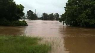 Flooding at the end of Leitches Rd Albany Creek [upl. by Mohl]