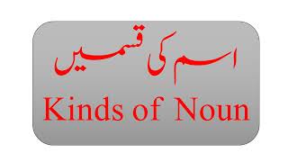 Kinds Of NounEnglish Grammar With Urdu [upl. by Aset]