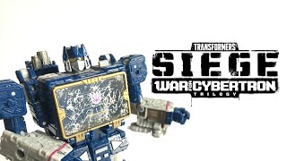 Обзор на Transformers SIEGE WFC Soundwave [upl. by Judenberg]