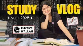 STUDY VLOG  🩺📚 PW AITS1 EXAM DAY 🚀neet2025 [upl. by Marigolda]