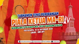 Putaran Final Turnamen Tenis Perorangan Piala Ketua Mahkamah Agung RI Ke IV  16 September 2024 [upl. by Markland631]