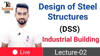 Design Of Steel Structures  Industrial Building  Lecture02 [upl. by Willyt724]