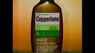 Coppertone Shade Sunscreen 1984 Commercial [upl. by Enayd]