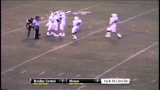 Bradley Centrals Cal Pickle INT vs Hixson [upl. by Sheba]