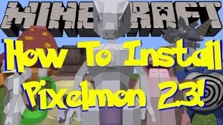 Pixelmon 231 How To Install For Minecraft 162 Tutorial Minecraft Pokemon Mod [upl. by Janetta85]