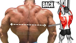 BACK WORKOUT 5 best exercises at GYM [upl. by Isleana]