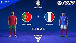 FC 24 PS4  Portugal vs France  UEFA Euro 2024 [upl. by Atsev992]