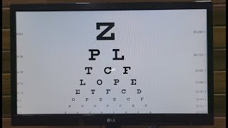 New Vision Acuity Chart for Ophthalmologist and Optical Shops [upl. by Marrin434]