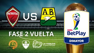 🔴 ⚪ PATRIOTAS VS ATLÉTICO BUCARAMANGA 🟡🟢  COPA BET PLAY DIMAYOR 2024  FASE 2  VUELTA [upl. by Ecyoj]