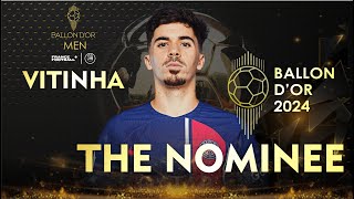 BALLON DOR 2024  VITINHA  WHAT RANK HE DESERVE [upl. by Anaele]