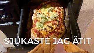 Bakar pizza i vår vedspis [upl. by Acisset293]