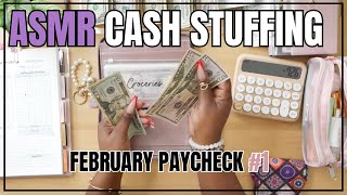 ASMR CASH ENVELOPE STUFFING  NO TALKING  BUDGET TREASURES [upl. by Krein]