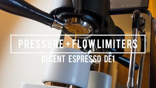 An Awesome Update to the Decent Espresso DE1 Pressure  Flow Limiters [upl. by Ocsicnarf]