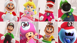 Super Mario Odyssey  All DLC Characteres 2024 HD [upl. by Powe259]