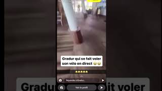 GRADUR CE FAIT VOLER SON VÉLO EN DIRECT 🤣🤯 [upl. by Phillipe556]