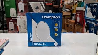 15w Crompton trio LED panel ceiling light round with 3 different mode [upl. by Inaluahek]