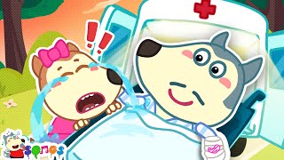 No No Daddy Got a Boo Boo Song 🎶 Wolfoos Nursery Rhymes amp Kids Songs WolfooNurseryRhymes [upl. by Grondin]