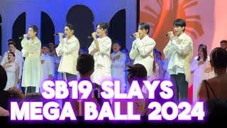 FULL PERFORMANCE SB19 FOR MEGA BALL 2024 WITH MOVING PERFORMANCE PABLO NAKA BAROT SAYA [upl. by Turoff]