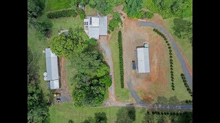 Idyllic Acreage with Huge Farm Sheds in Glass House Mountains [upl. by Lemieux435]