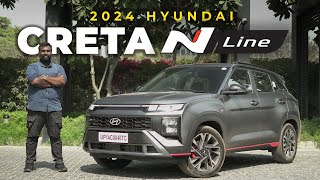 New Hyundai Creta N Line New Design and Style 2024 Hyundai Creta Malayalam Review Nandhu Flywheel [upl. by Salina433]