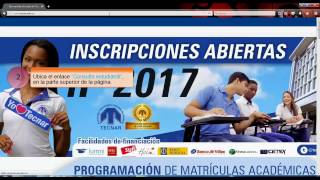 Consultar notas horarios fecha de parciales en TECNAR [upl. by Laird]