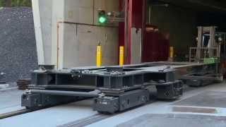 Moving a 190ton transformer by road rail and ship [upl. by Zanahs]