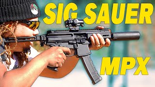 The NEW Sig Sauer MPX K First Shots  The BEST 9mm PCC [upl. by Airekal56]