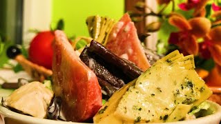 Artichoke Tomato Oak Leaf Salad with Garlic Cashew Dressing  Take 3 [upl. by Nede844]