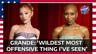 Ariana Grande responds to fanmade Wicked poster costar Cynthia Erivo [upl. by Hartman335]