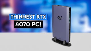 The Thinnest RTX 4070 PC to Ever Exist [upl. by Eyaf]