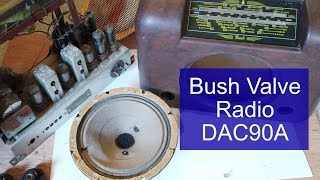 Taking apart a Bush DAC 90A valve radio [upl. by Charmane420]