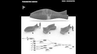 Grasshopper 014  Parametric Bench Design Concept [upl. by Kath]