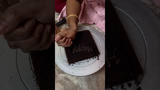 Brownie cake 🎂👩‍🍳😍 brownie browniecake birthday [upl. by Templia]