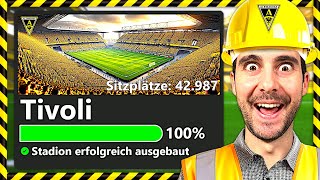 WIR BAUEN DAS STADION FÜR DIE █ LIGA AUS 🚧🏟️✨ FC 25 Aachen Karriere 29 [upl. by Eibbed]